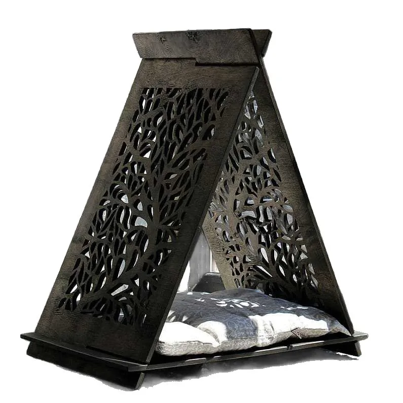 

Кровать для кошек и домики для собак не требуют установки, удобны и портативные, съемные и портативные в помещении.