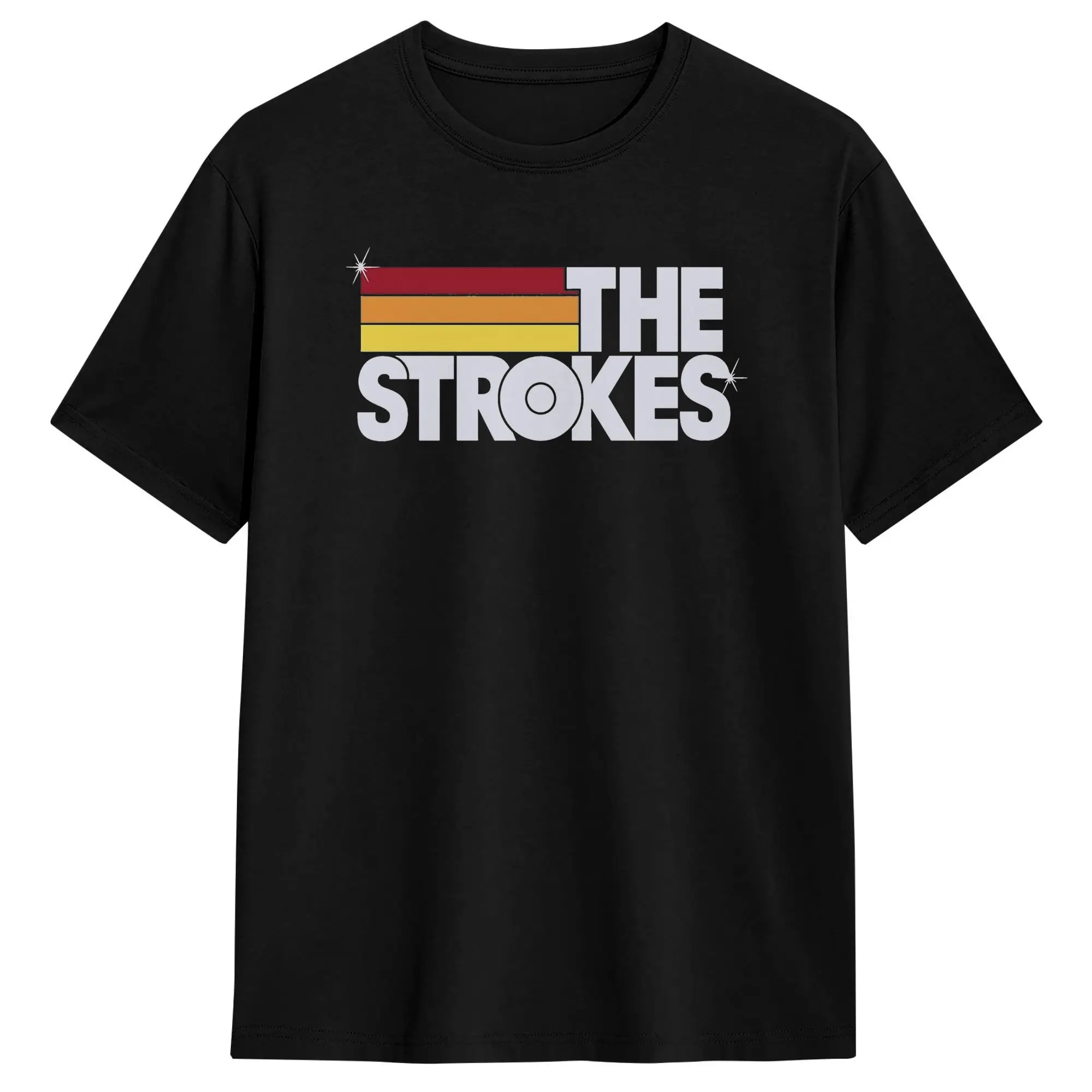 The Strokes Band T Shirts for Men Cotton Unique T-Shirts Crew Neck  Tee Shirt Short Sleeve Clothing Plus Size