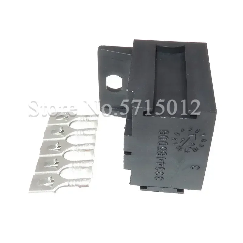 5 Hole 3334485008 Automotive Relay Base Holder Socket With Mounting Bracket For Relay