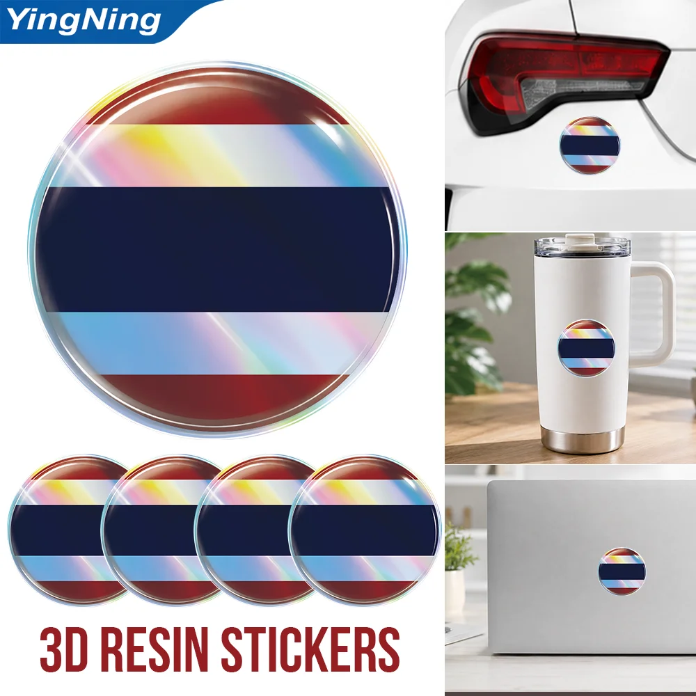 Car Accessories Thailand - Stiker Resin 3D Bendera Thailand, Emblem