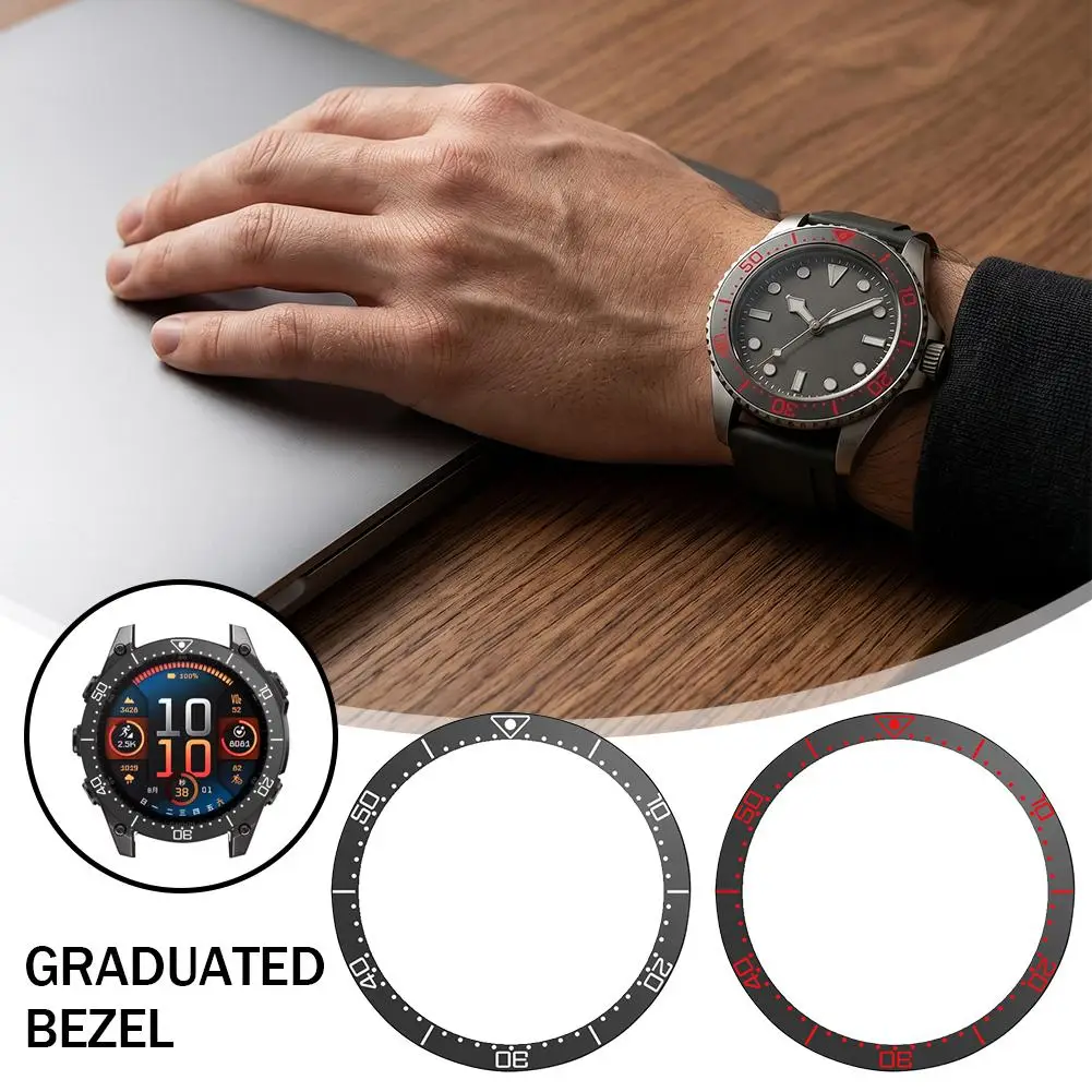 Slope 38mm*30.6mm High quality Diving Ceramic/Aluminum 1 PCS Bezel Insert for NH35 NH34 NH36 GMT Automatic Movement Watch Bezel