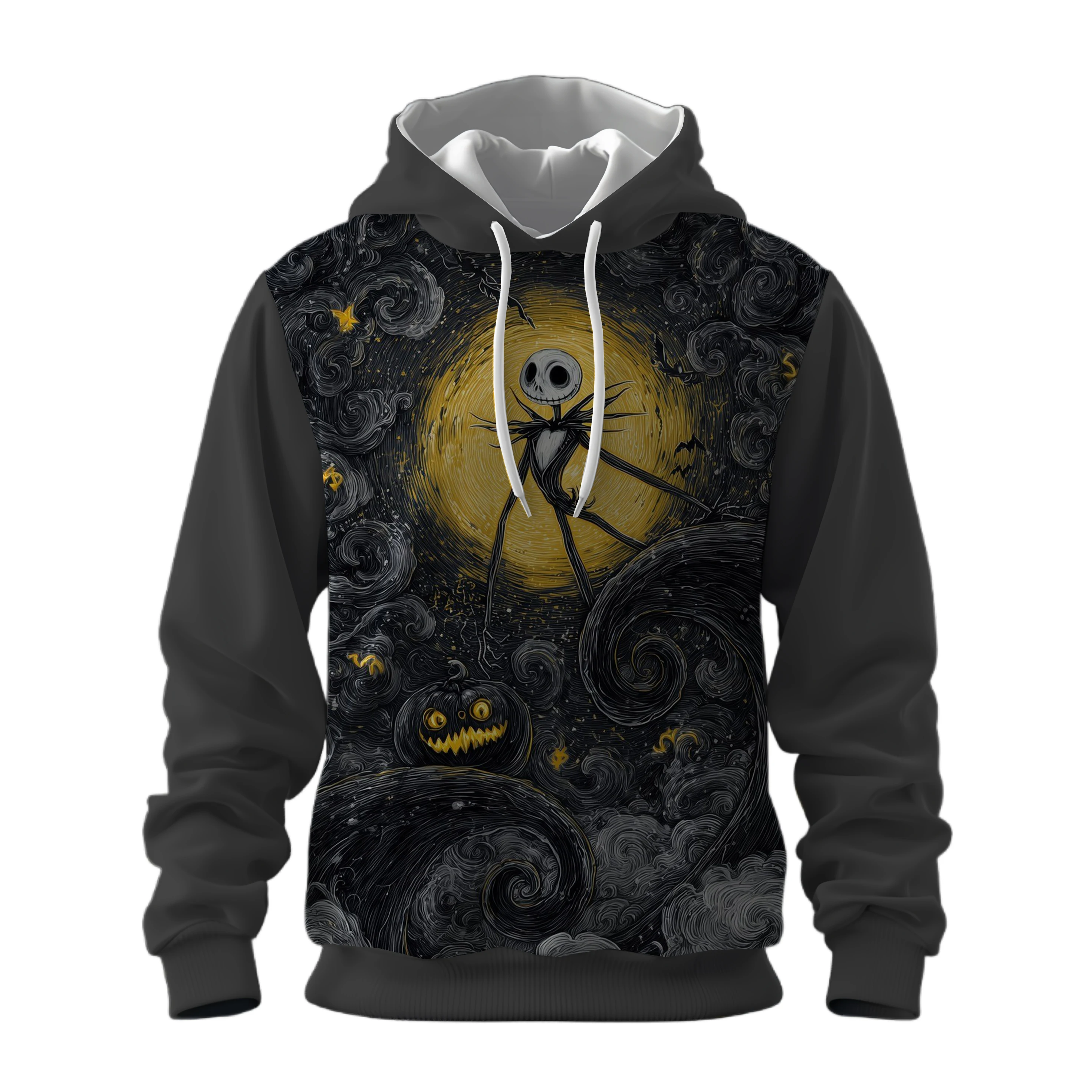 

2025 хит продаж, осенне-зимняя новинка, толстовка с капюшоном и принтом тыквы и щенка на Хэллоуин, мужской, женский, детский термоджемпер