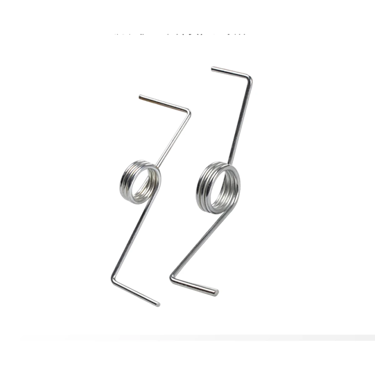 Washing Machine Cover Spring Fittings Torsion Spring Electroplating White Zinc Manganese Steel Positive Negative