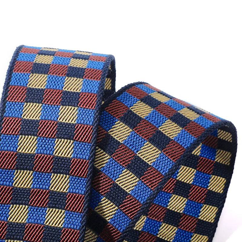 Women Bag Leather Buckle Strap for Crossbody Canvas Strap Bag Canvas Replace Wide Shoulder Multi Color Plaid Jacquard Strap