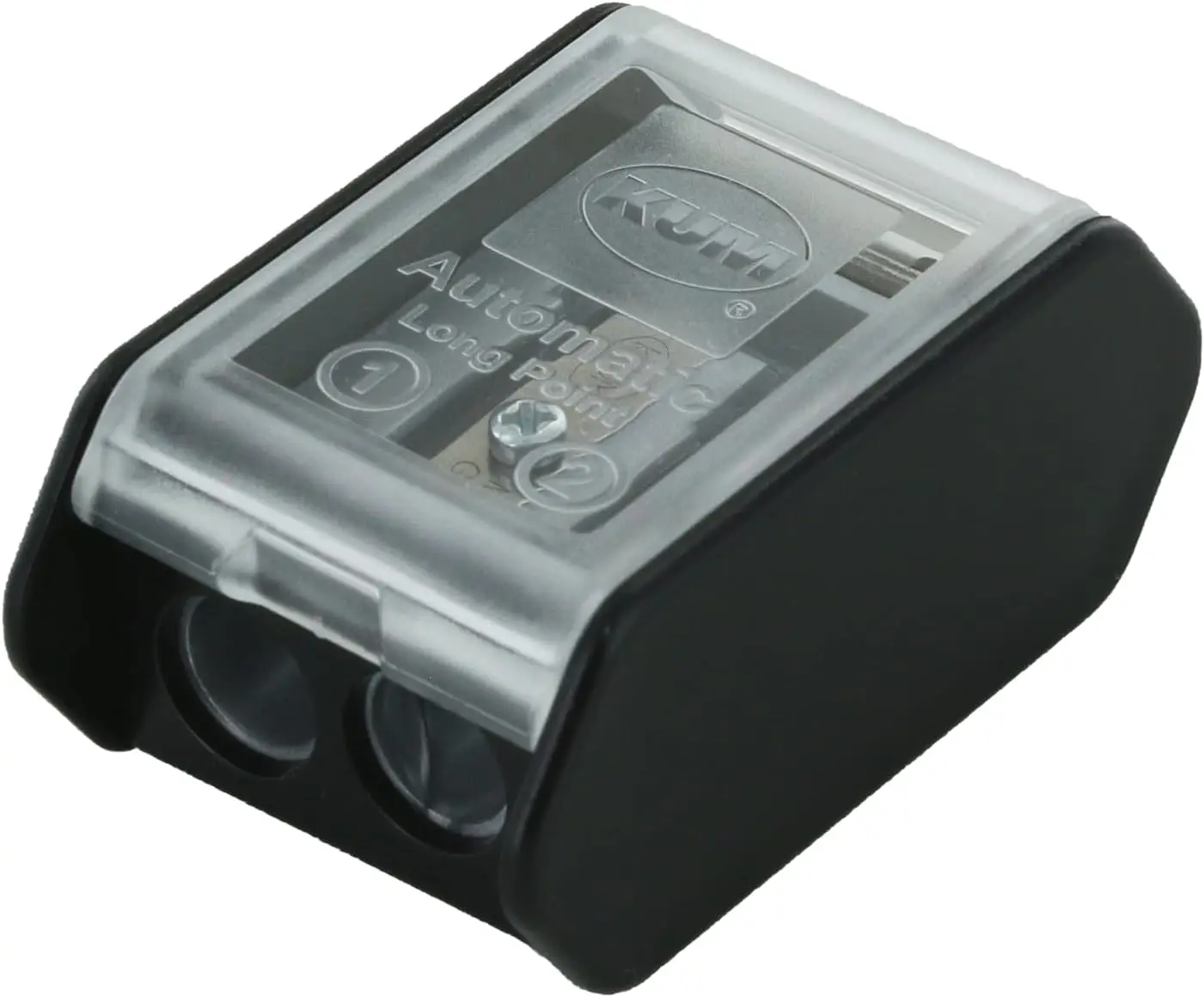 

Автоматическая точилка для карандашей с длинным наконечником, двумя сменными лезвиями, компактный дизайн