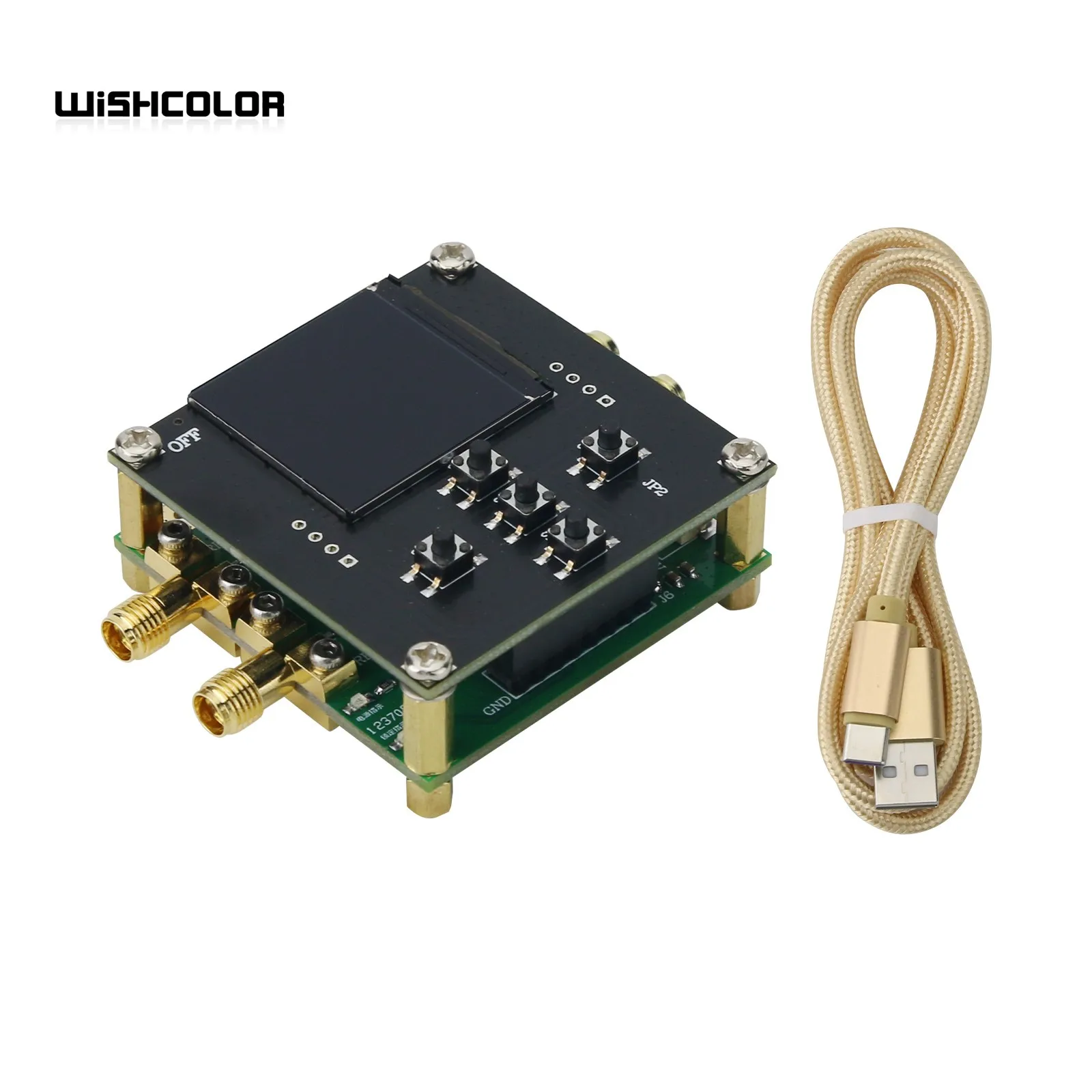 Wishcolor 10MHz-19GHz LMX2595 V3 PLL Core Board + STM32 Control Board High Frequency Phase Locked Loop with SMA Female Connector