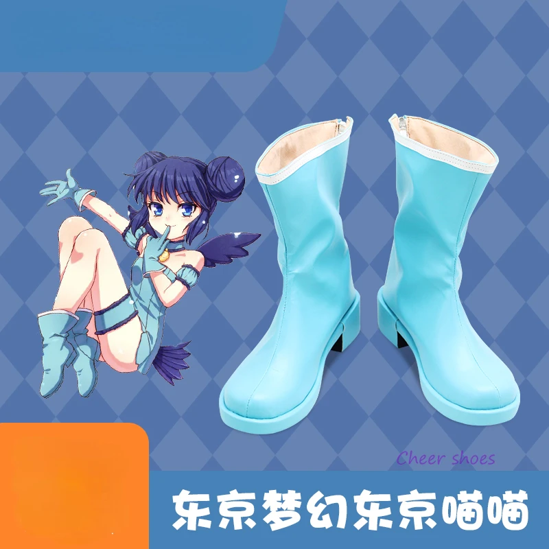 

Tokyo Mew Mew Cosplay Shoes Comic Halloween Shoes Mint Aizawa Cosplay Costume Prop Mint Aizawa Cosplay Anime Lolita Boots