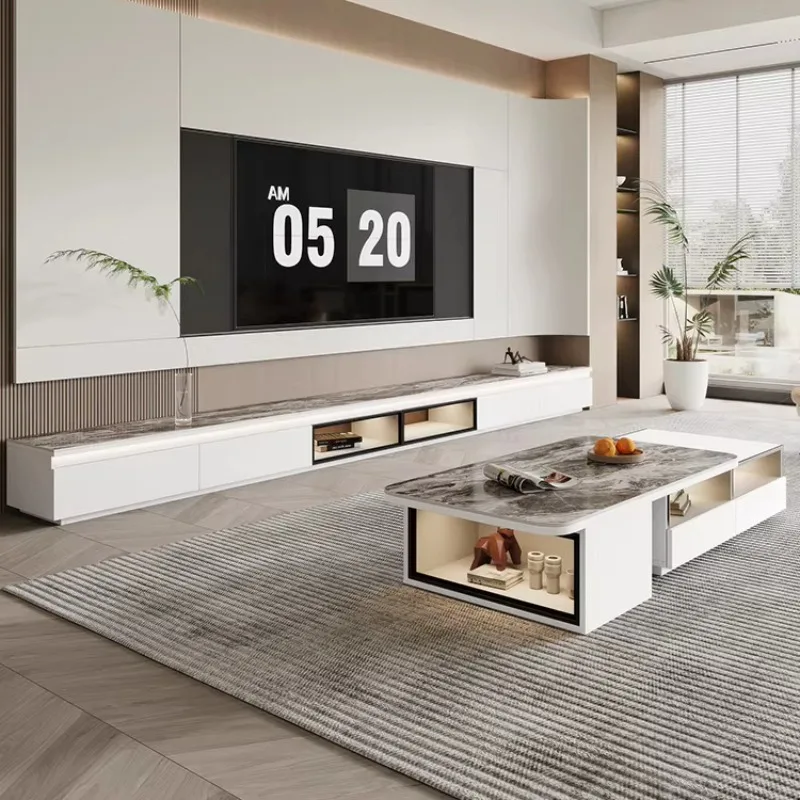 Ornament Luxury Tv Cabinet Design Storage Showcase Modern Tv Cabinet Entertainment Display Muebles Para El Hogar Furniture