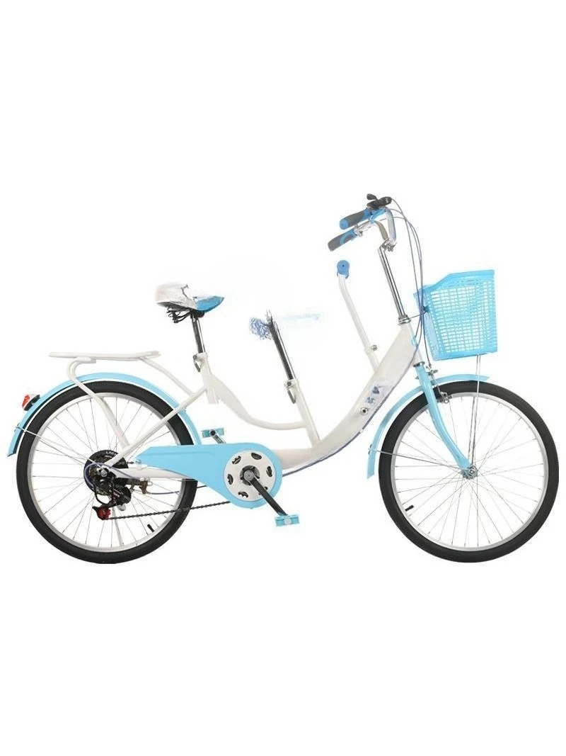 Variable speed Double parent-child bicycle Mother and child car Women's mother and child bicycle can bring children