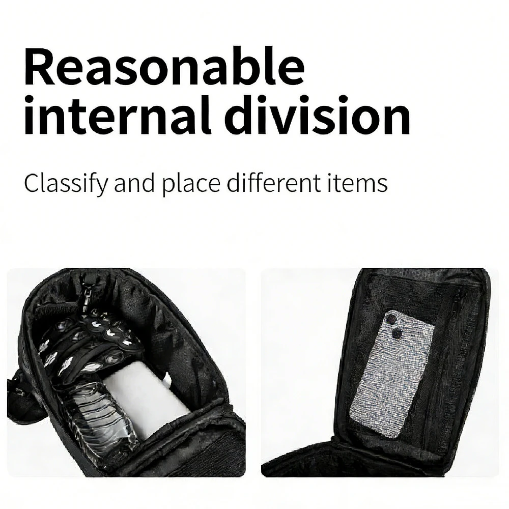 1 Stück Motorrad-Tanktasche, Motorrad-Bein- und Brusttasche, 5L Rucksack Motorradzubehör – Detail 8