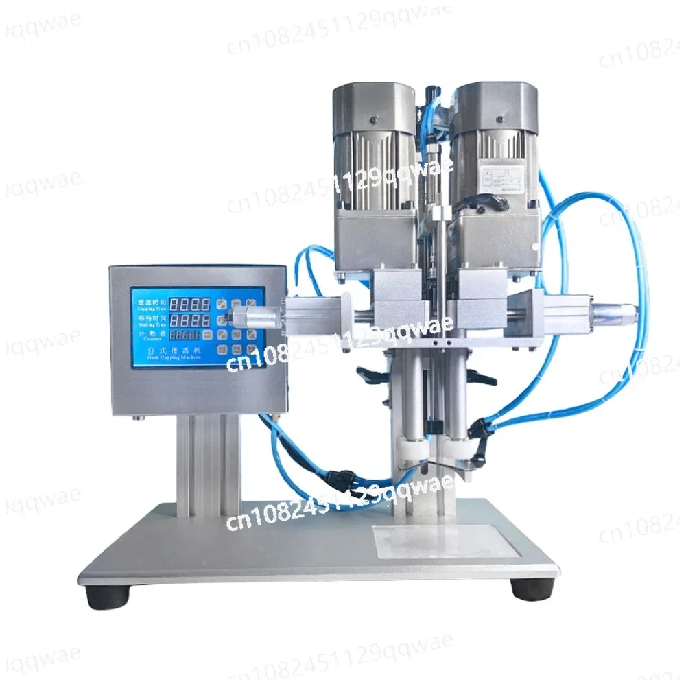 XLSGJ-6300 desktop pneumatic semi-automatic capping machine is suitable for capping operations of various plastic bottles