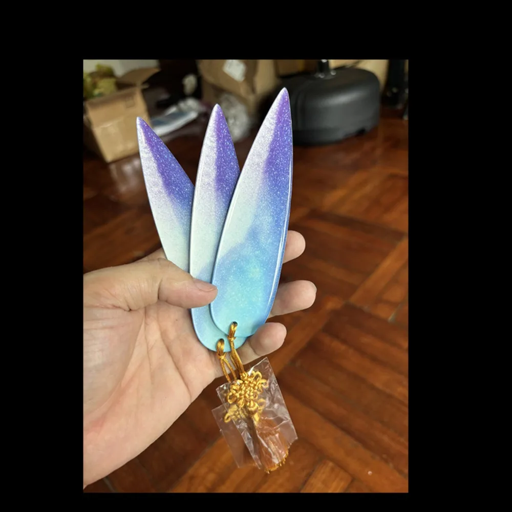 Cosplay Gradient Kpop Demon Hunter Zoey Cosplay Dart Boomerang Weapons Costume Props Arms Adult Girl Halloween Accessorie