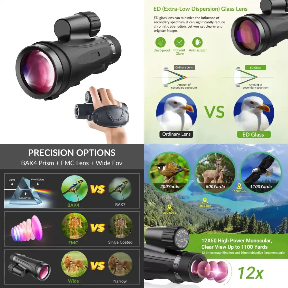 Apl 12X50ED Hd Mono…