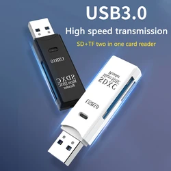 2 in 1 USB 3.0 Card Reader Micro sd card Reader usb adapter High Speed Cardreader TF Memory card For PC Laptop Accessories