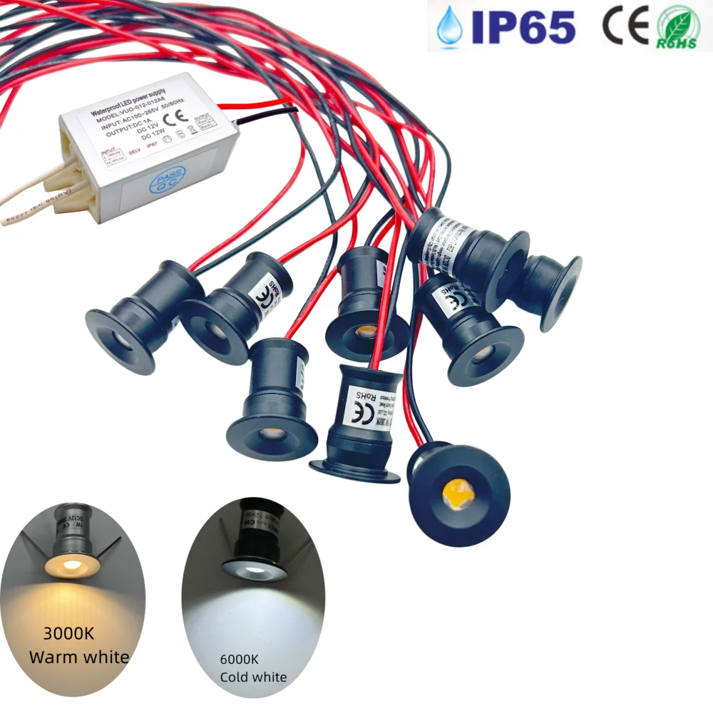 1W Led Mini Recesse…