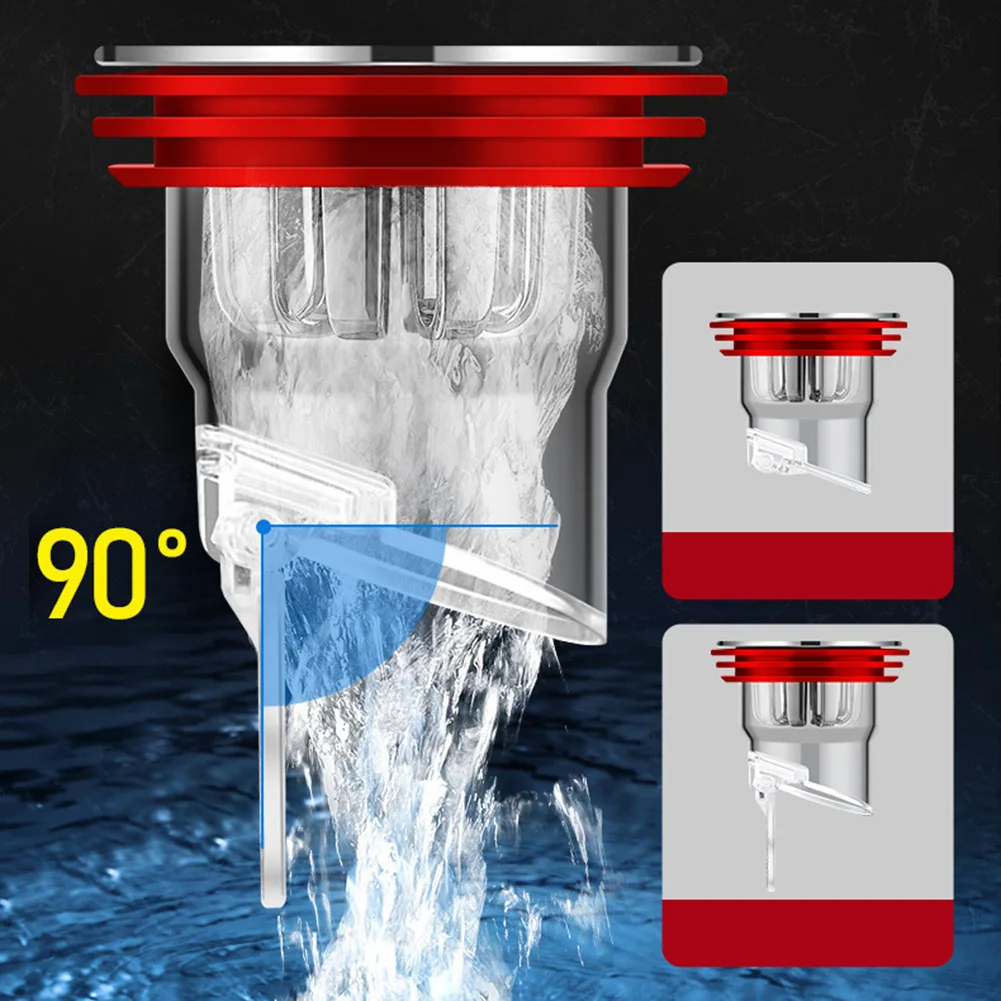 Multipurpose Floor Drain Cover for Smell Prevention and Effective Filtration in Kitchens Bathrooms and Laundry Rooms