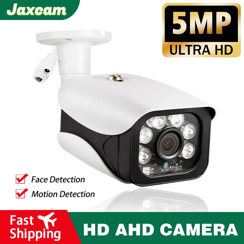 

5MP AHD Camera Face Detection Security Video Surveillance Outdoor Camera Weatherproof CCTV Camera 6*Array 40-50M Night Vision