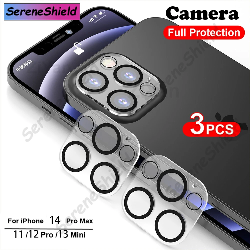 

3pcs Camera Lens Protector For iPhone 16 Pro Max Glass iPhone 15 17 Air 14 11 12 13 14 Plus 13 Mini Lens Screen Protectors