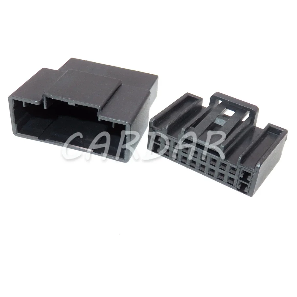 1 Set 20 Pin Auto Wiring Composite Connector AC Assembly Car Plastic Housing Unsealed Socket Male Female Electrical Plug