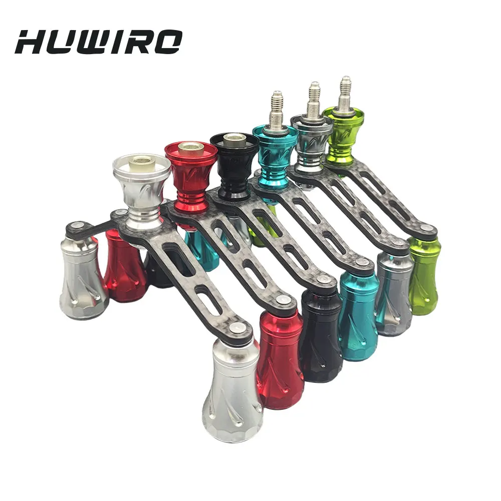 Manivela doble carbono para carrete de pesca – Atornillable DAIWA SHIMANO
