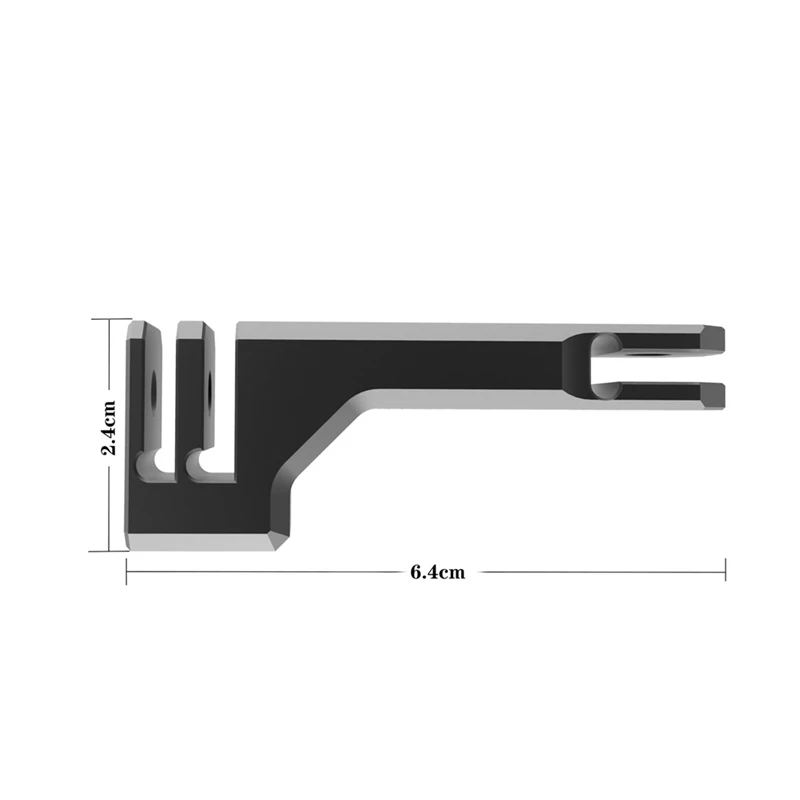 Adaptador de montaje Vertical para trípode de brazo de extensión de aluminio para Gopro Hero 12 11 10 9 8 soporte de cámara de acción