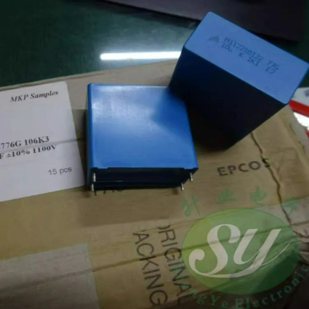 

EPCOS 10 мкФ/1100В 106K Новый пленочный конденсатор 38мм x 11мм B32776G106K