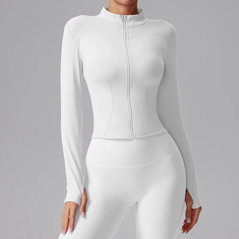 アメリカン Sle セクシー シリーズ ヨガ服 アウター ロング Sve レディース フィットネス ピラティス 痩身 秋冬 ファッショナブル