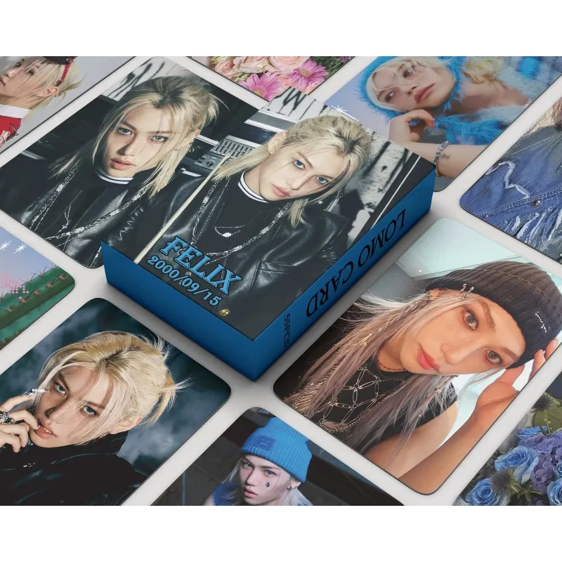 55 قطعة/المجموعة/مجموعة Kpop الجديدة Ablum ATE بطاقة فيليكس طباعة الصور صور بطاقة الصور المشجعين جمع بطاقات بريدية الهدايا