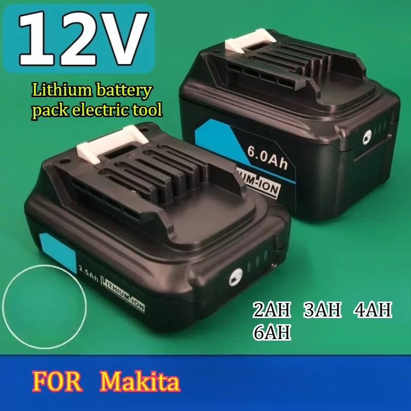 

6.0Ah Suitable for Makita 12V Lithium Battery 4.0AH/set Stable Long Range Rechargeable Battery for Power Tools