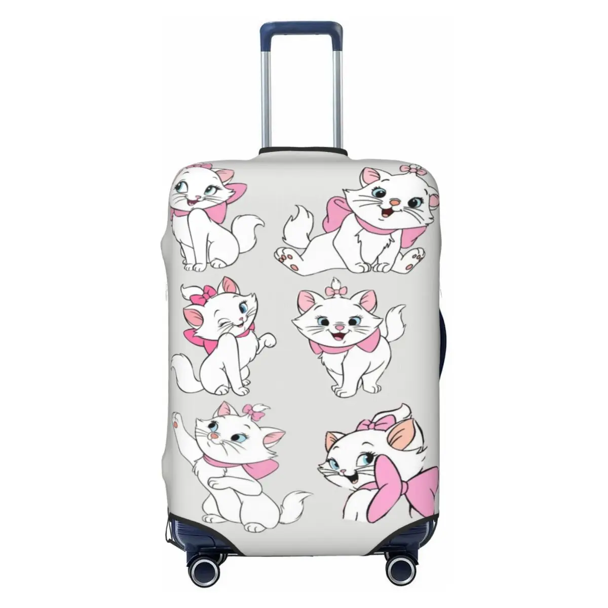 

Custom Maries Anime Cats Cartoon Suitcase Cover Elastic Luggage Covers Protector for 18-32 inch