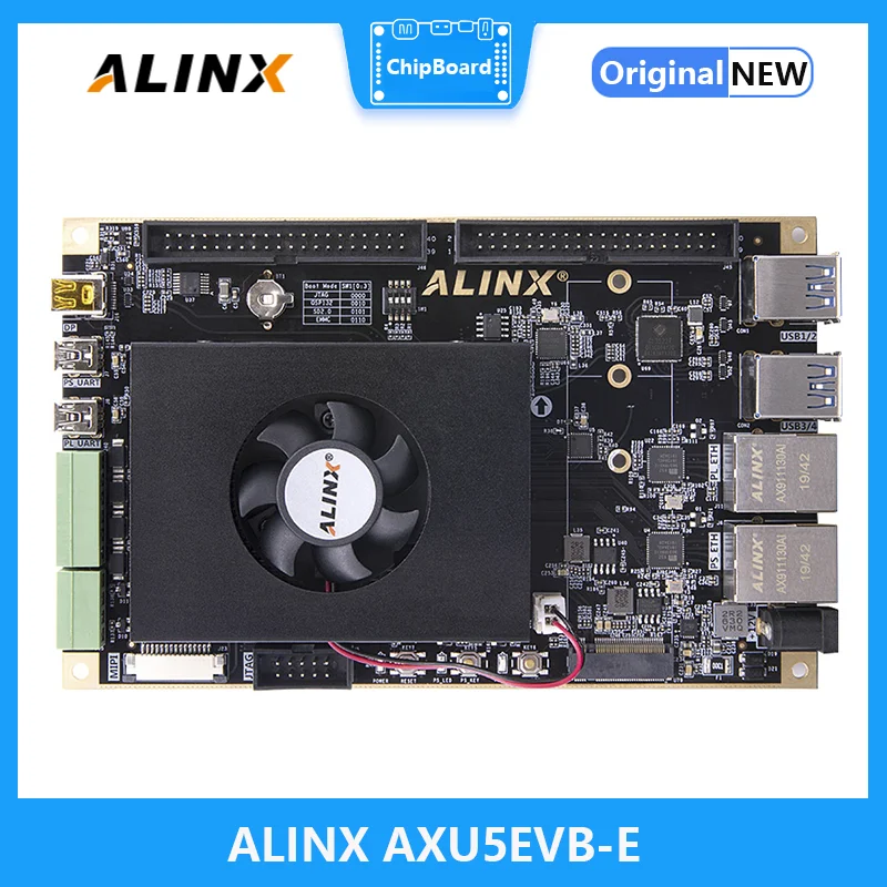 

ALINX AXU5EVB-E: Xilinx Zynq UltraScale + MPSoC XCZU5EV FPGA Board Vitis-AI DPU 4K Video