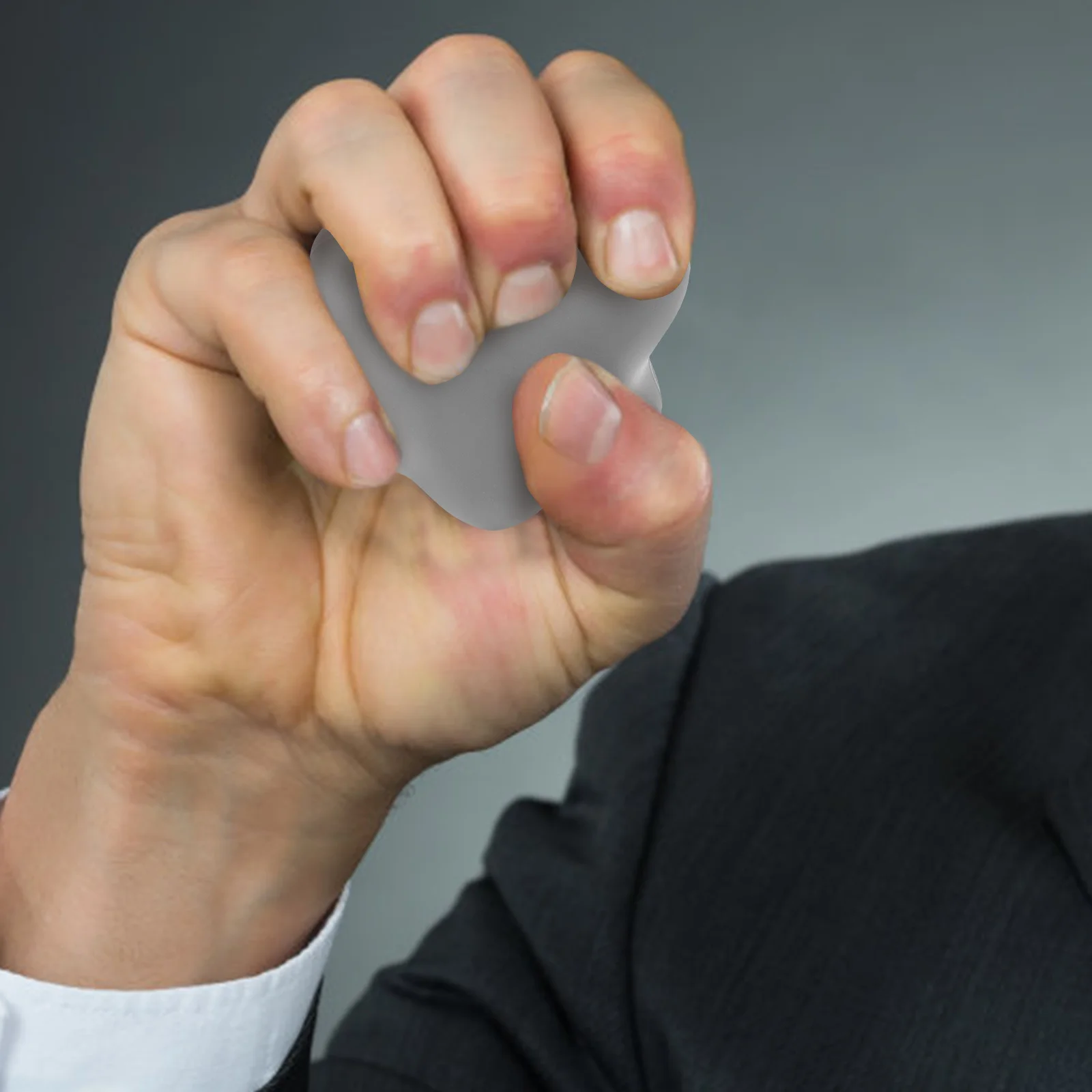 2 قطعة قبضة سداسية تعزيز الكرة اليد التمارين اليد العلاج الإجهاد الإغاثة إصبع المدرب لإعادة التهاب المفاصل #3