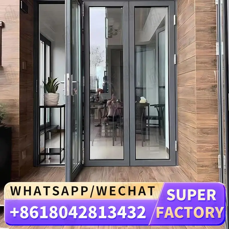 

Customizable Factorymade Space Saving Windows Foldable Door Ideal for European Commercial Buildings Windows Foldable Door