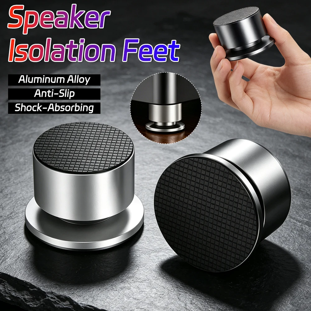 Portable Speaker Isolation Feet Reusable Foot Nails And Foot Pads Multi-Purpose Speakers Vibration Damping Feet for Party