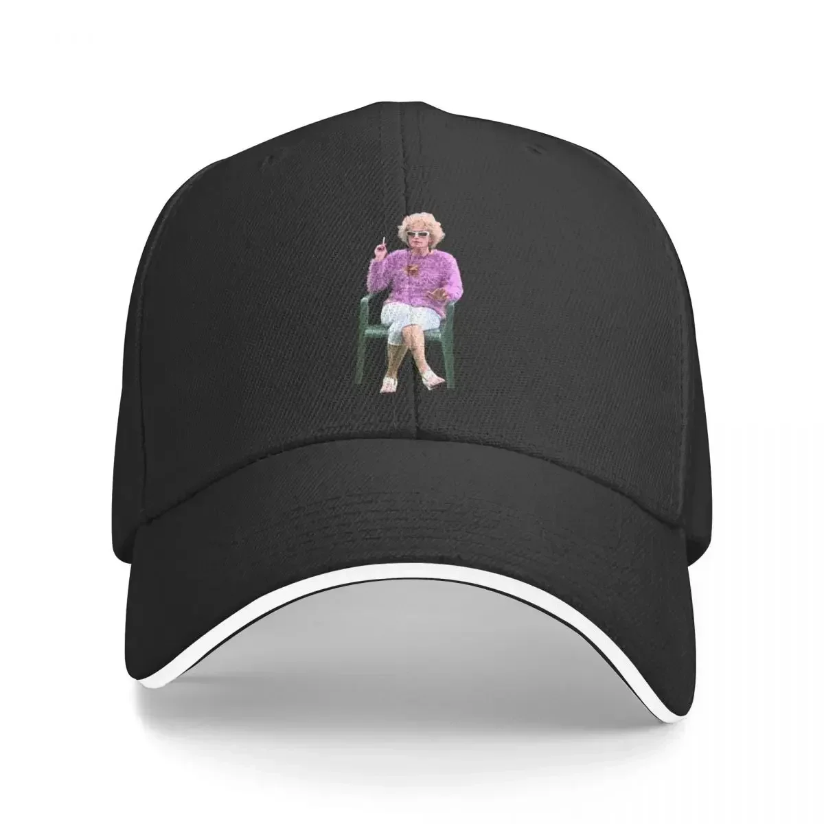 

New Kath and Kim: Kath Having a Smoke Baseball Cap Hood beach hat Uv Protection Solar Hat Women Caps Men's