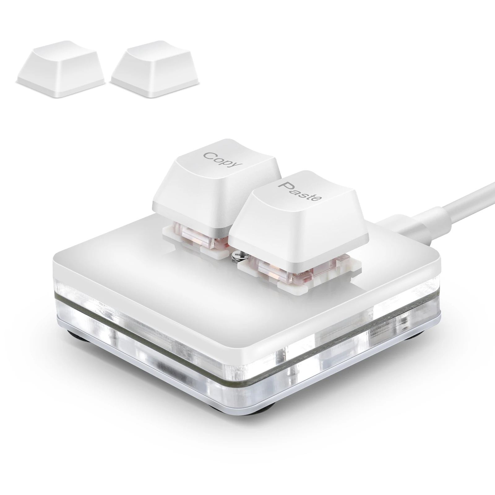 SAYODEVICE Mini Klawiatura z Skrótami, Kopiowanie i Wklejanie, Makra do Pracy Biurowej, Klawiatura do Gier Rytmicznych OSU, Przewodowa Klawiatura USB do Gier, Hot-swappable — zdjęcie produktu 6
