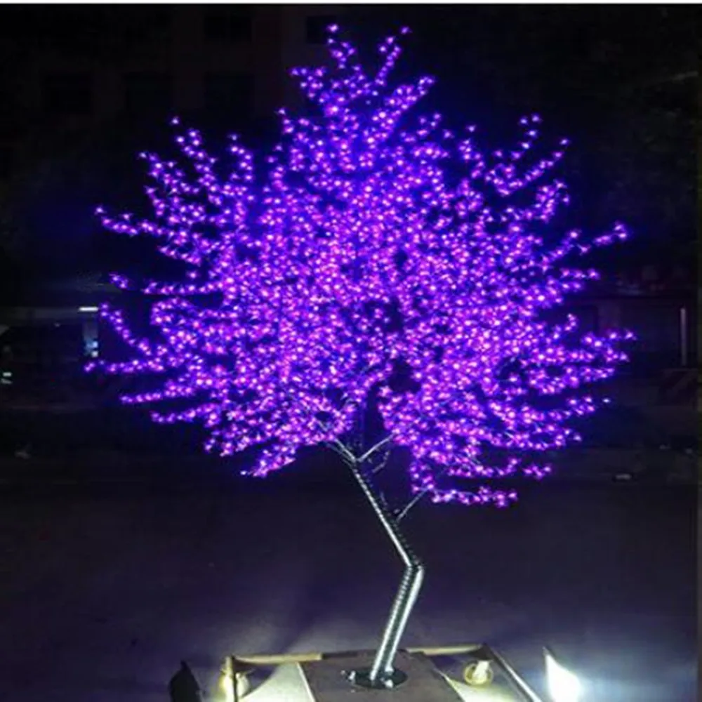 Artificial Cherry Blossom Tree Lamp, Outdoor, Waterproof, 480LEDs, Christmas Tree Light for Home, Festival Decoration, 1.5m