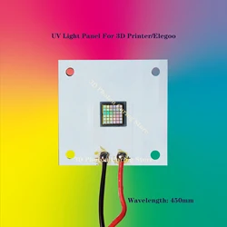 Panel światła UV Drukarka 3D Silnik laserowy 36 sztuk dla elegoo mars 3 pro 405nm Uvled promienie ultrafioletowe odsłona źródła światła