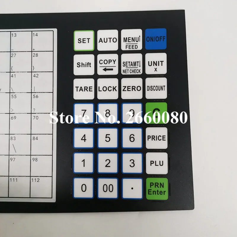 Imagem -06 - Teclado para Impressora Brand Novidades Rls1000a Rls1100c Teclado Inglês Língua Árabe Peças Lote Rls1000