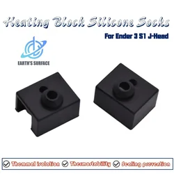 3D Printer Parts 3/5/10Pcs Ender 3 S1/ S1 Pro Heating Block Silicone Cover Hotend Nozzle Sock For Sprite 3D Printer Extrude Part