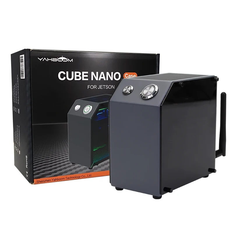 Imagem -06 - Jetson Mini Nano Protective Case Ventilador de Refrigeração Oled Caixa Eletrônica Faça Você Mesmo Suporta Nano Orin nx Felix nx Tx2 nx