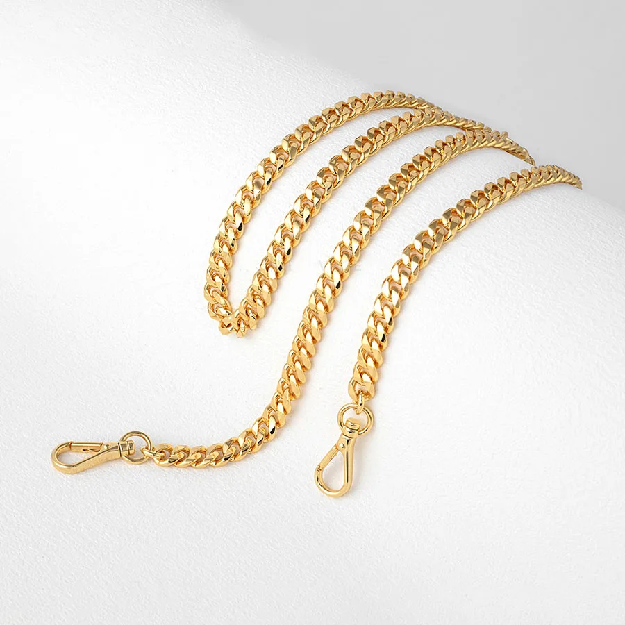 Golden Bag Chain Women Bag Bag Chain Accessories Metal Extension Chains Crossbody Belt Replacement Bags Strap for Women's Bags