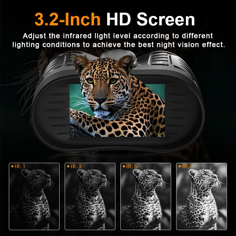 กล้องส่องทางไกลอินฟราเรดสำหรับ - Digital Night Vision Binoculars 4K บทวิจารณ์และราคา