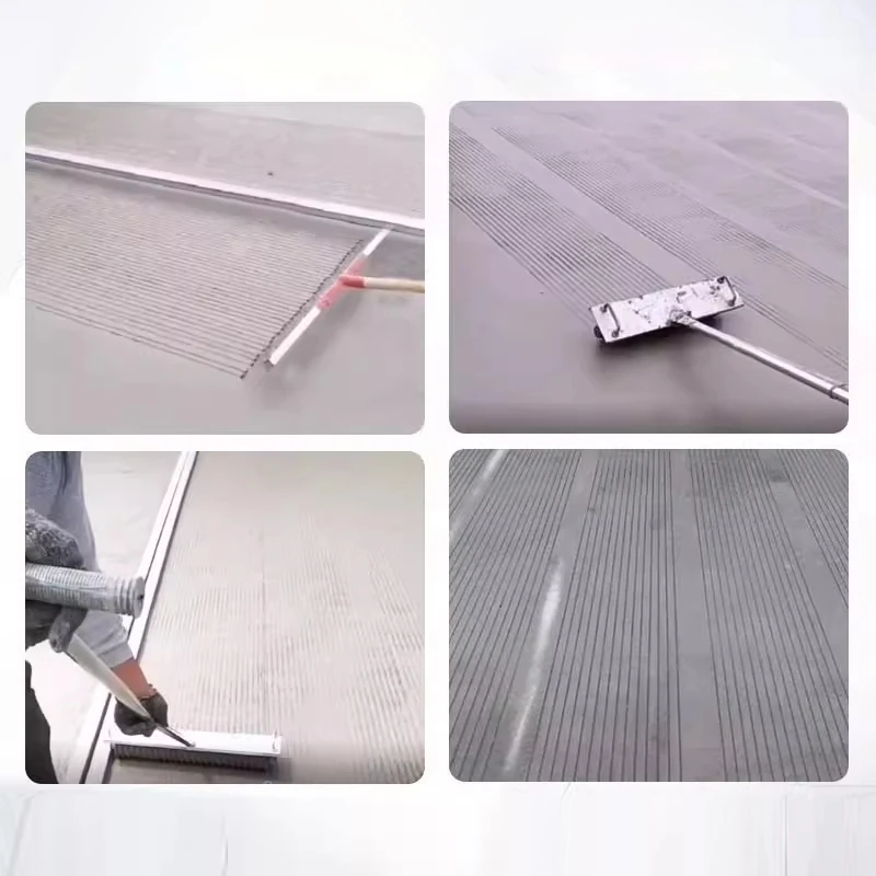 Roller Texturing Machine Concrete Cement Pavement Anti-Slip Texturing Roller Engraving Equipment