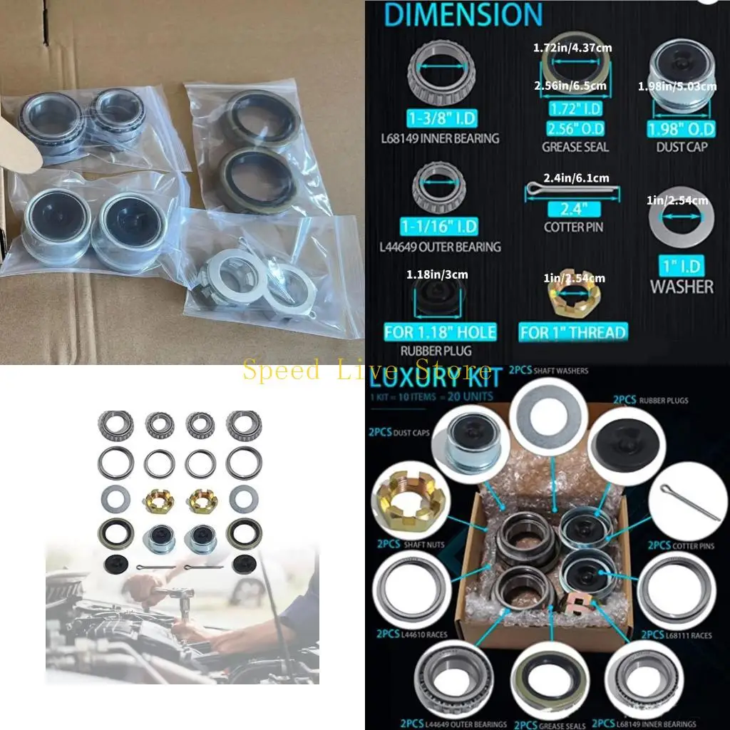 

547c Trailer Hub Bearings L68149 L68111 L44649 L44610 171255TB для шпинделя #84 Оси