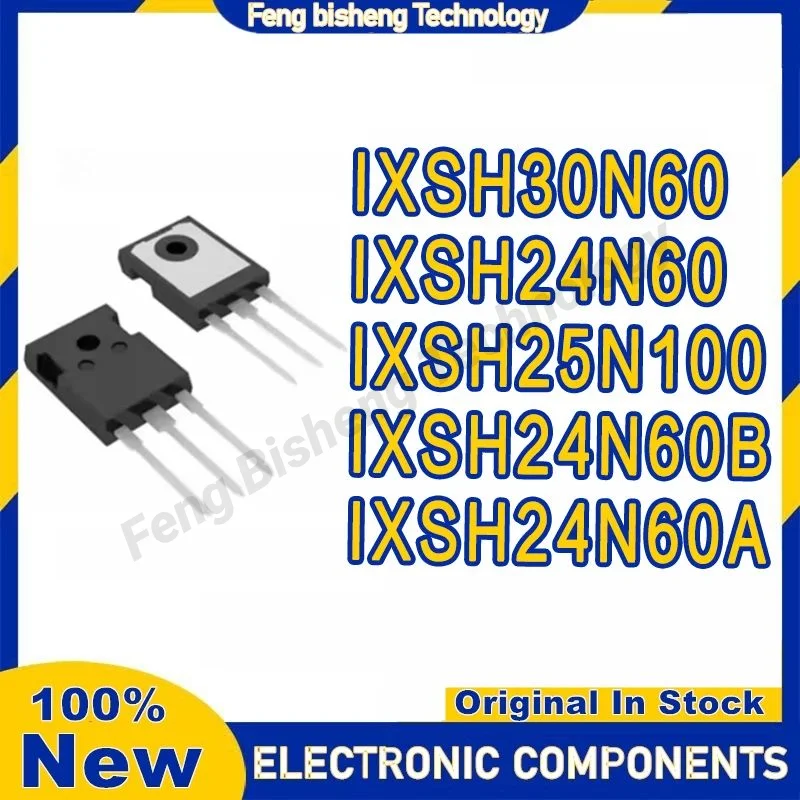 10PCS IXSH24N60 IXSH30N60  IXSH25N100 IXSH24N60B IXSH24N60A TO-247 Direct insertion quick recovery rectifier tube