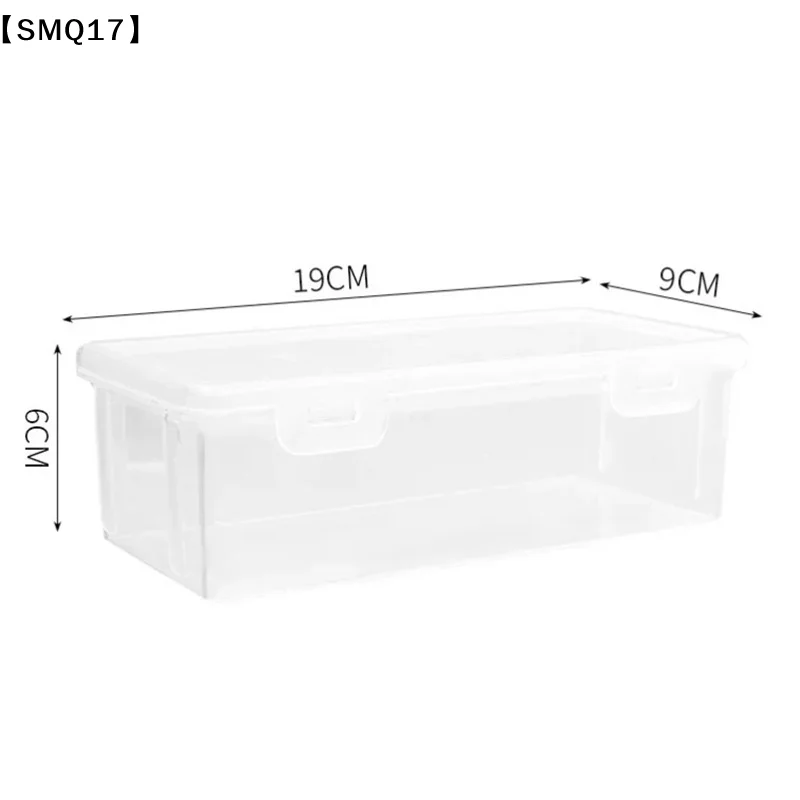 1PC Large Capacity Pencil Case Box PP Material Transparent Pencil Box Stackable Office Supplies Storage Organizer Box【SMQ】