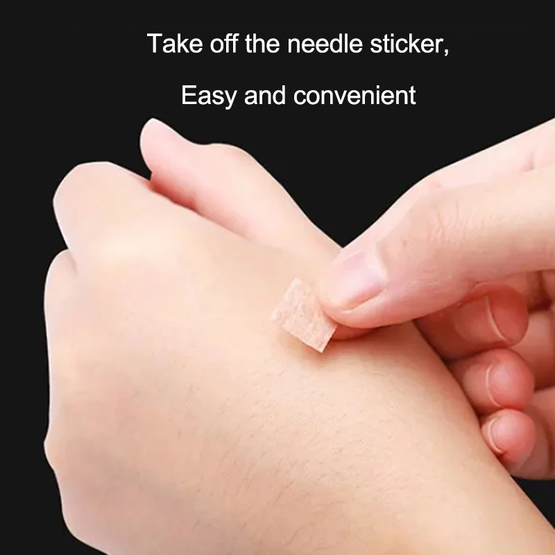 100Pcs/box Multi-Condition Ear Seed Acupressure Kit Disposable Press Needle Ear Seeds Acupuncture for Ear Sticker Acupuncture