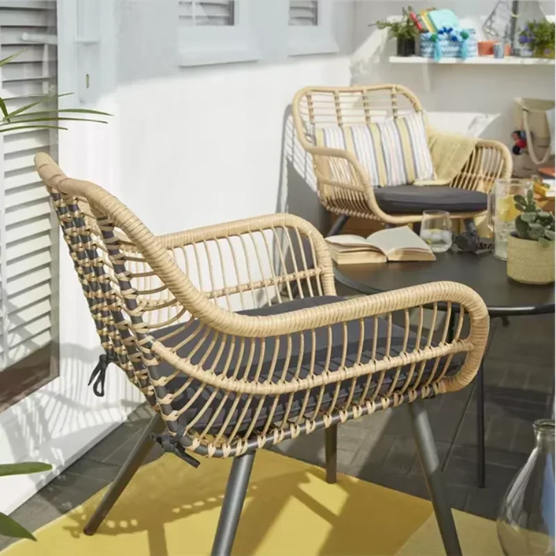 High Quality Lounger Outdoor Rattan Sofa Lying Bed Wicker Bungalow Garden Set