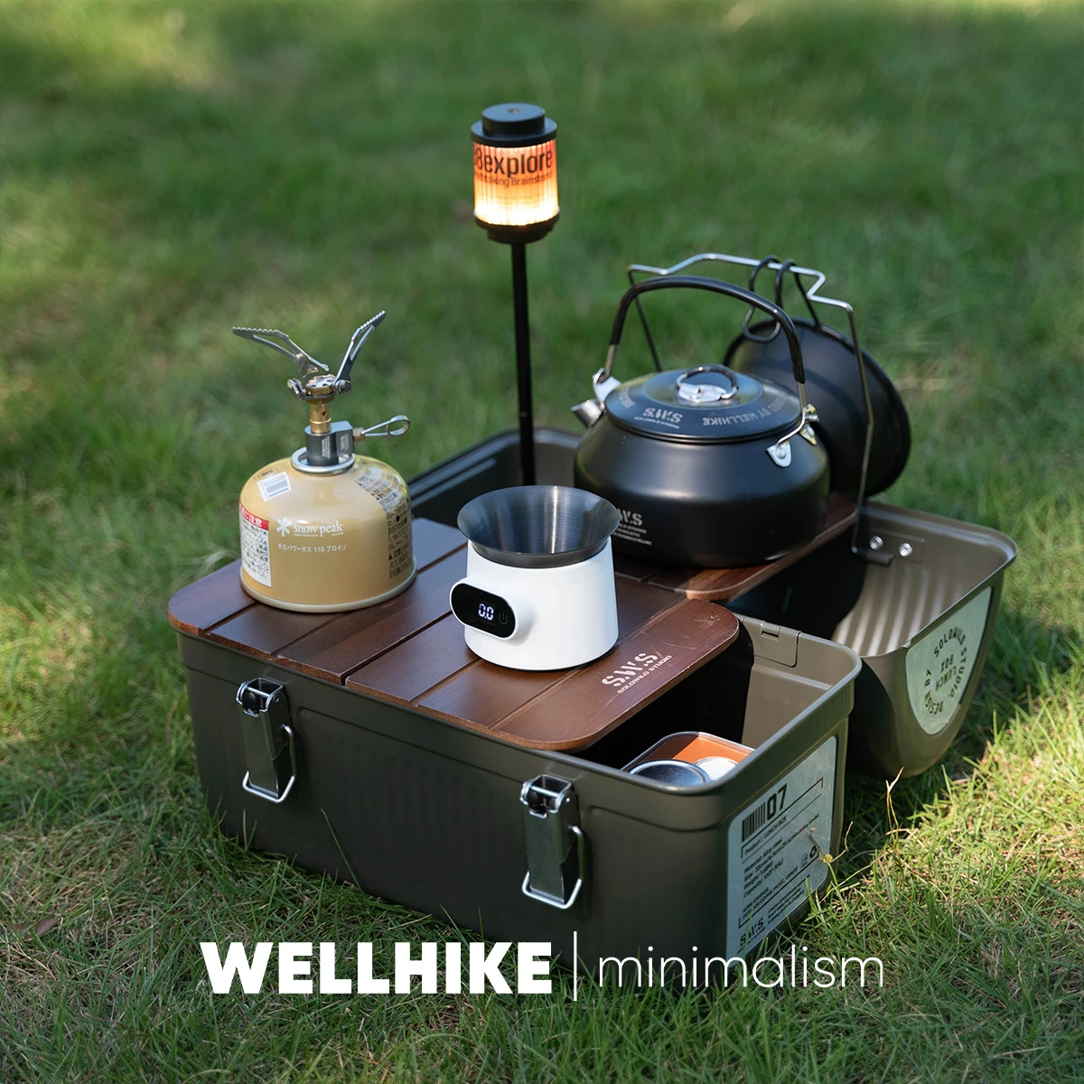 Wellhike-Stanley Outdoor Sws Wild Trace Metal Lunch Box Vintage